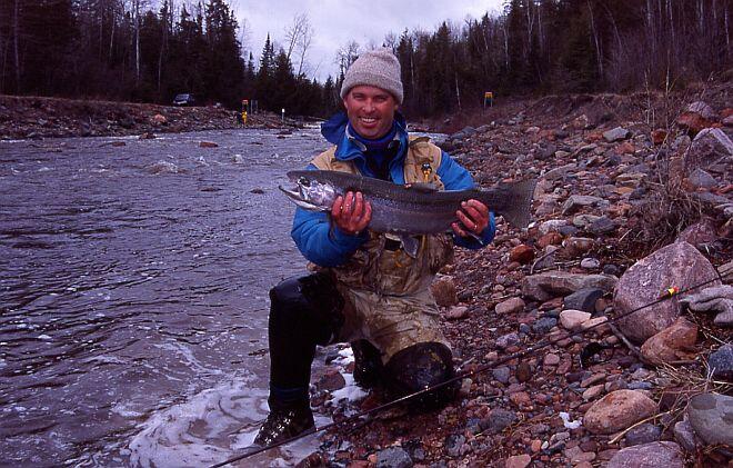 Superb Steelhead Fishing on Coastal Streams along Superior s North